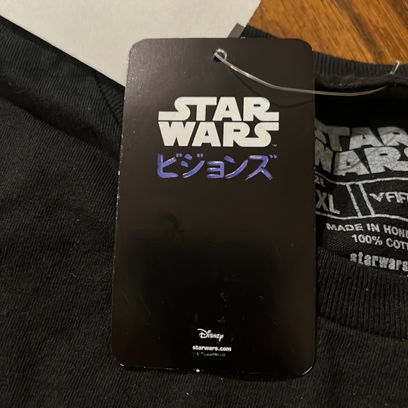 Star Wars Visions Samurai Darth Vader Black Adult Shirt NWT - Picture 5 of 6